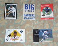 Collection of vintage Alex Rodriguez all star base