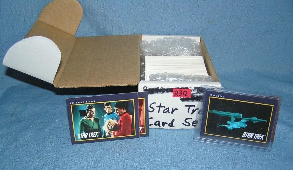 Star Trek collectors card set 160 cards