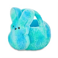 P2052  10.5in Blue Peeps Bunny Basketnbsp