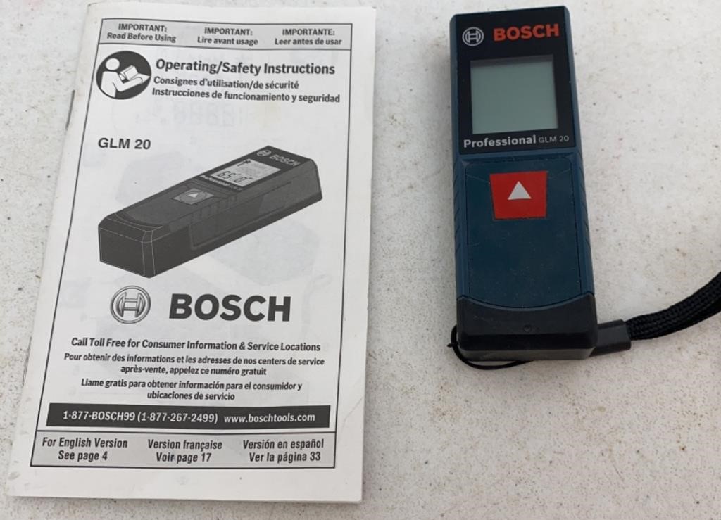 Bosch Blaze laser distance finder