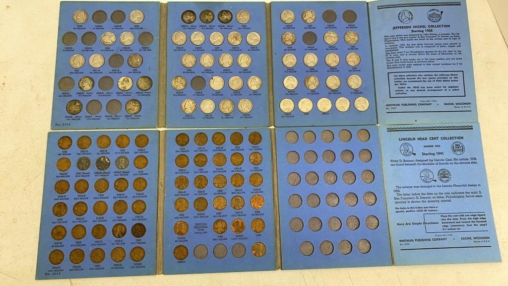 Jefferson Nickel & Lincoln penny collection