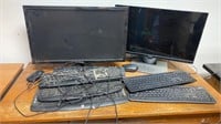 Flat Screen Monitors & USB Keyboards