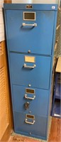 Four-Drawer Metal File Cabinet