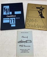 1966 & 1968 Frankfort HS Yearbooks