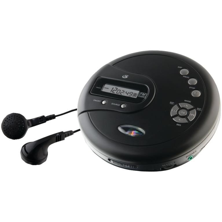 P2098  GPX PC332B Portable CD Player