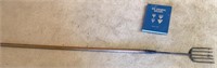 Antique Fishing Spear & Book