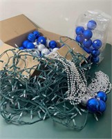Blue & Silver Christmas Decorations