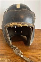 Antique Leather Football Helmet