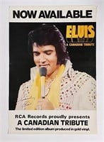 Elvis Canadian Tribute RCA Records 1976 Poster