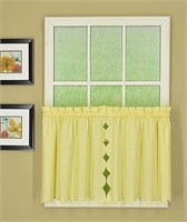 Today's Curtain, Orleans Scallop Curtain, 24" Tier