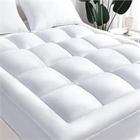 USED-YUGYVOB Mattress Topper King, Pillow Top Cool