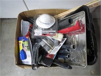 Lot Of Painting Supplies Brushes Etc