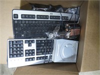 Lot Of Computer Keyboards Fans Etc