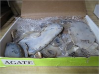 Box Of Agate Slices Unpolished