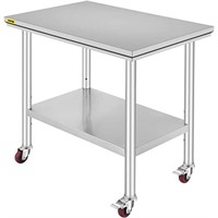 Mophorn Stainless Steel Work Table 36x24 Inch