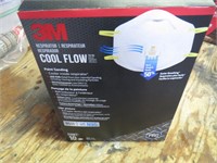 Box Of 3M Cool Flow N95 Filter Masks