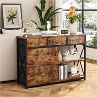 JZM 3-Tier Entryway Table Console Table, Dresser