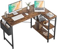 Homieasy Small L Shaped Computer Desk, 47 Inch