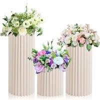 3 Pcs Cylinder Table for Party Foldable Paper