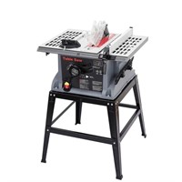 Garvee 1800W 10in Table Saw, 5000RPM, Stand &