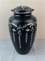 Black Diamond Cut Cremation Urn