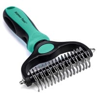 Pet Grooming Brush - Double Sided Shedding