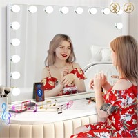 Hansong Vanity Mirror with Lights and Bluetooth