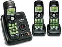 Vtech DECT 6.0 3 Cordless Phones with Caller ID, I