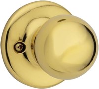 Weiser Yukon Brass Door Knob, Interior Door Handle