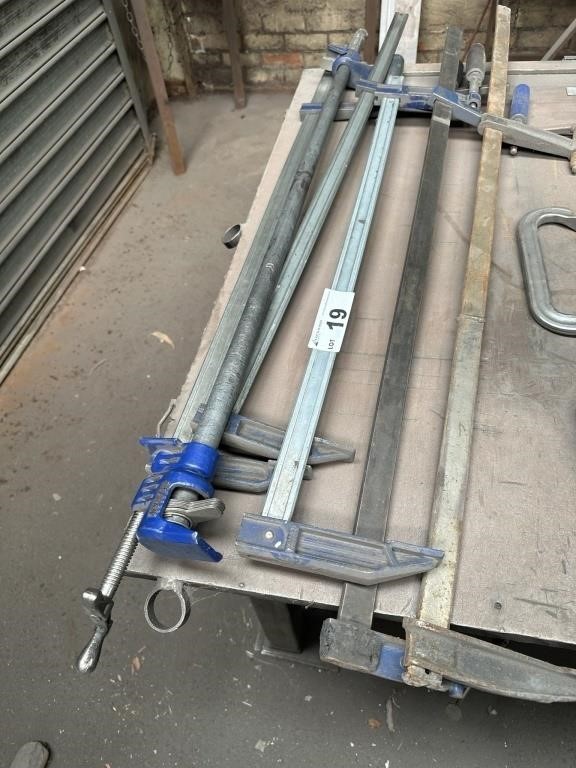 6 Steel Approx 1.2m Quick Set Clamps