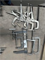 7 Quick Set, G Clamps & Vice Grips