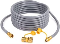 GASPRO 24 feet Natural Gas Hose with 3/8 Male Flar