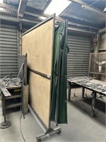 3 Mobile Timber Face Welding Screens & Curtains