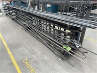 Steel Multi Tiered Rack & Contents Steel Rod, Bar