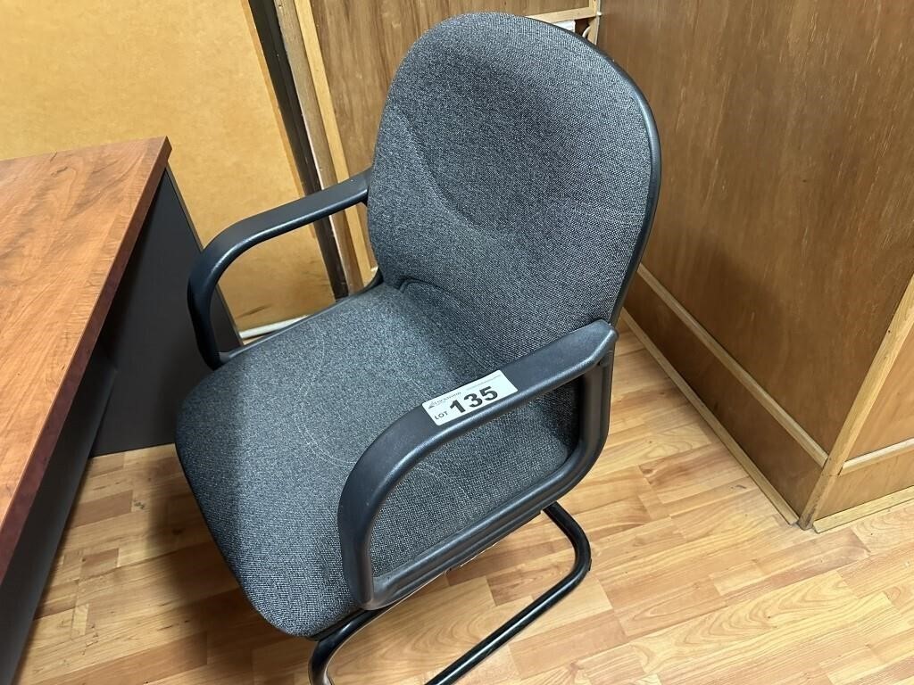 2 Fabric Visitors Chairs & Executive Office Chair