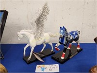 TWO TRAIL OF PAINTED PONIES FIGURINES