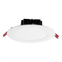 Commercial Electric 6 in. White Flush Round Wet