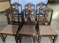 6 Vintage Dinning Chairs