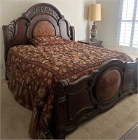 F - BED, MATTRESS SET & NIGHTSTAND (R1)