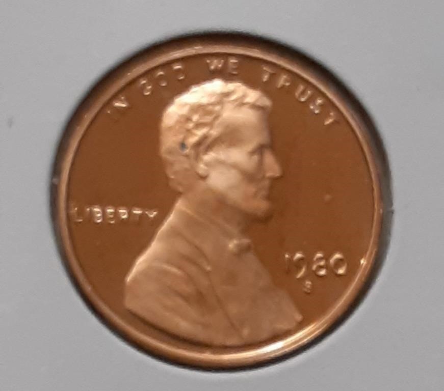 PROOF LINCOLN CENT- 1980-S