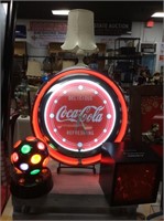 Coke neon clock
