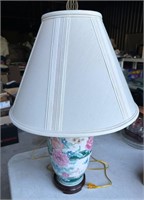 Floral Table Top Lamp