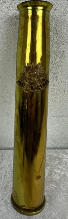 Brass Trench Arted 40mm Beauford Shell