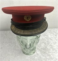 English Military Officers Peak Cap