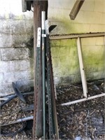 (7) Steel Fence Posts