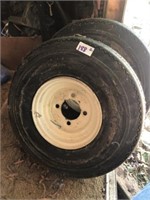 (2) New 5.80-8"  Trailer Tires & Rims (See below)