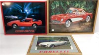 Corvette collection of vintage car pictures,