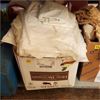 Box of Table Clothes & Linens