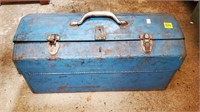 Blue Tool Box w/ assorted tools
