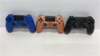 (3) PS4 controllers, untested